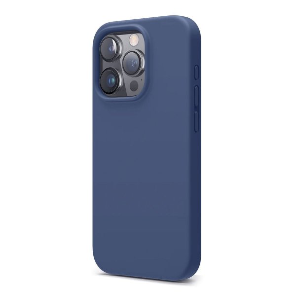 Rvelon iPhone 16 Pro Max Deksel Silikon Blå