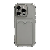 iPhone 16 Pro Max Deksel Kortholder Støtsikker Svart