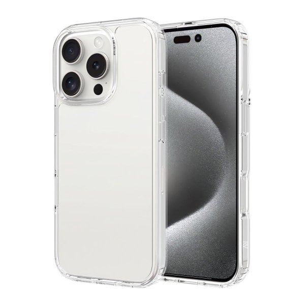 Rvelon iPhone 16 Pro Max Deksel Silikon Transparent