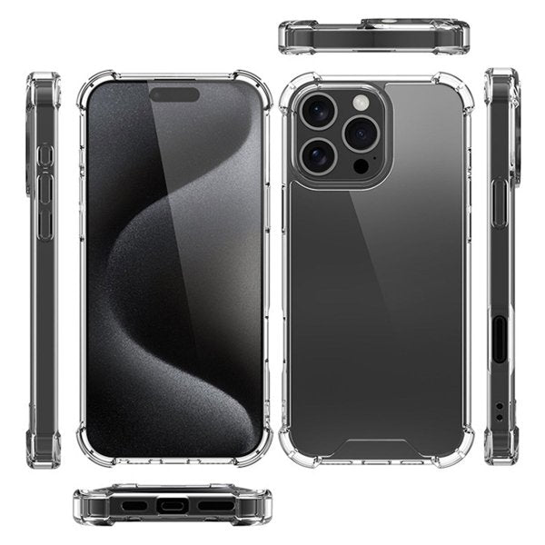 iPhone 16 Pro Max Deksel Støtsikker Transparent