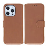 Rvelon iPhone 16 Pro Max Etui Detachable Wallet Case Brun
