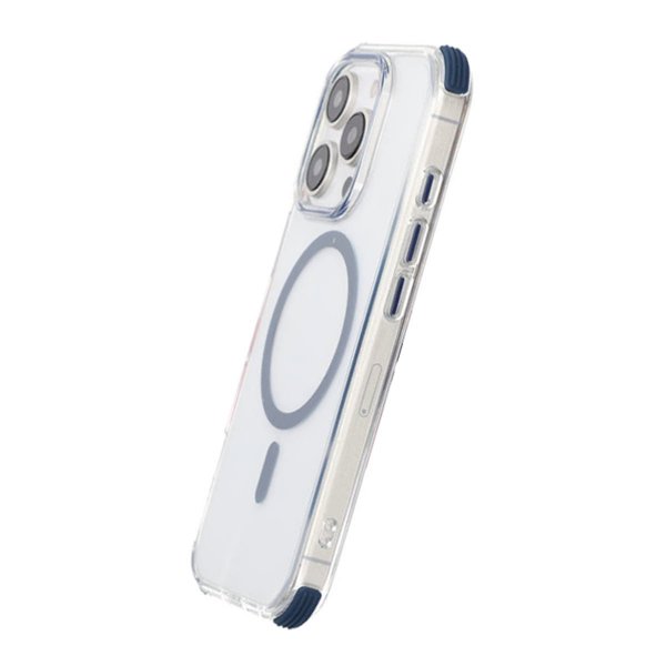 Rvelon iPhone 16 Pro Max Deksel TPU MagSafe Blå