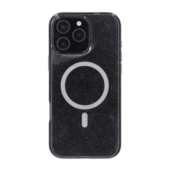 Rvelon iPhone 16 Pro Max Deksel Glitter MagSafe Svart