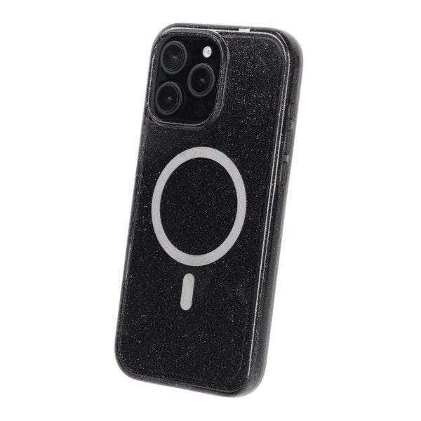 Rvelon iPhone 16 Pro Max Deksel Glitter MagSafe Svart