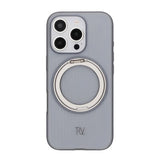 Rvelon iPhone 16 Pro Max Deksel Roterbart Stativ Grå