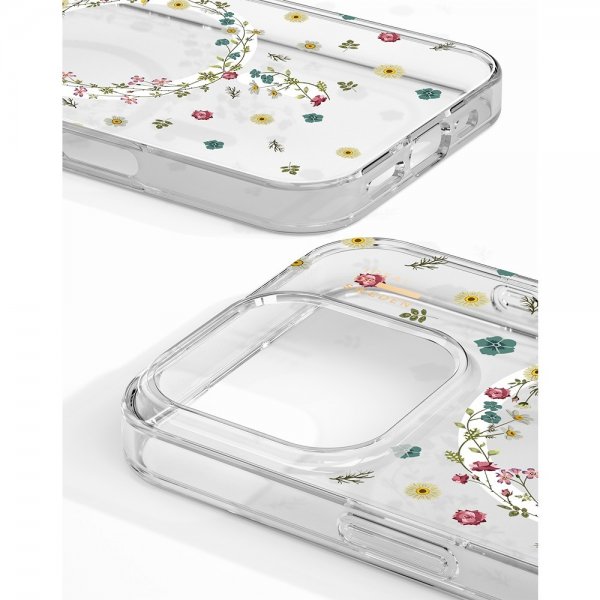 Ideal of Sweden iPhone 16 Pro Max Deksel Clear Case MagSafe Petite Floral