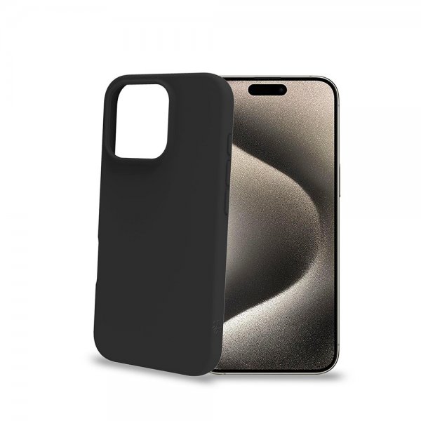 Celly iPhone 16 Pro Max Deksel CROMO Svart