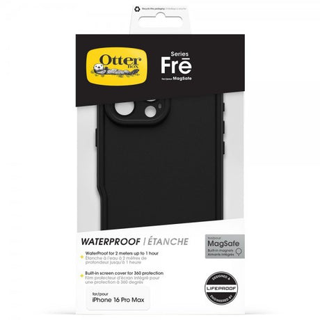 Otterbox iPhone 16 Pro Max Deksel Fre MagSafe Svart
