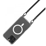 Celly iPhone 16 Pro Max Deksel Freedom Necklace MagSafe Transparent