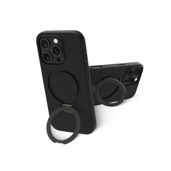 dbramante1928 iPhone 16 Pro Max Deksel Iceland Ultra D3O MagSafe Kickstand Svart