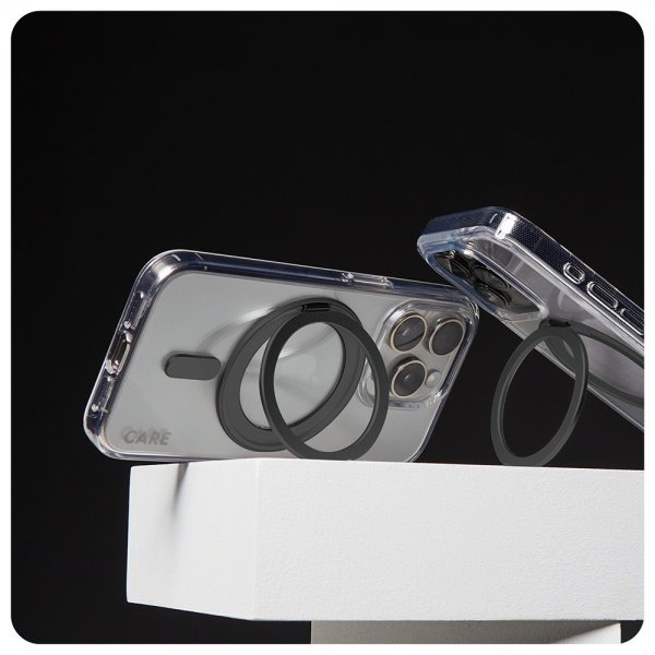 CARE by PanzerGlass iPhone 16 Pro Max Deksel Kickstand MagSafe Svart