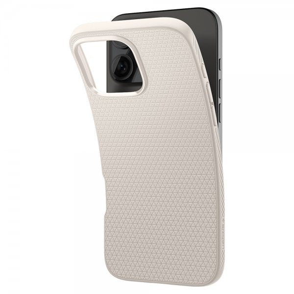 Spigen iPhone 16 Pro Max Deksel Liquid Air Natural Titanium