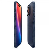 Spigen iPhone 16 Pro Max Deksel Liquid Air Navy Blue