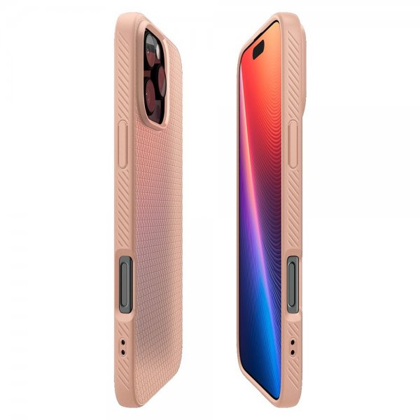 Spigen iPhone 16 Pro Max Deksel Liquid Air Rose Titanium