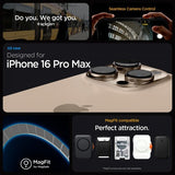 Spigen iPhone 16 Pro Max Deksel Liquid Air T MagFit Matte Black