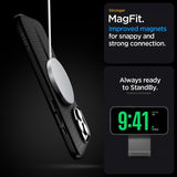 Spigen iPhone 16 Pro Max Deksel Liquid Air T MagFit Matte Black
