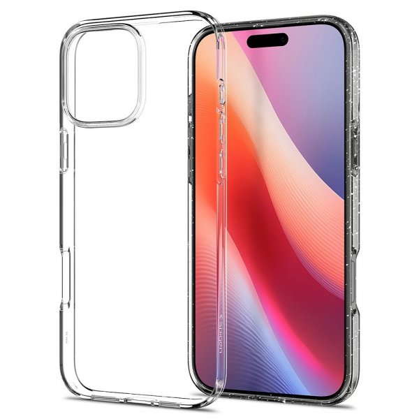 Spigen iPhone 16 Pro Max Deksel Liquid Crystal Glitter Crystal Quartz