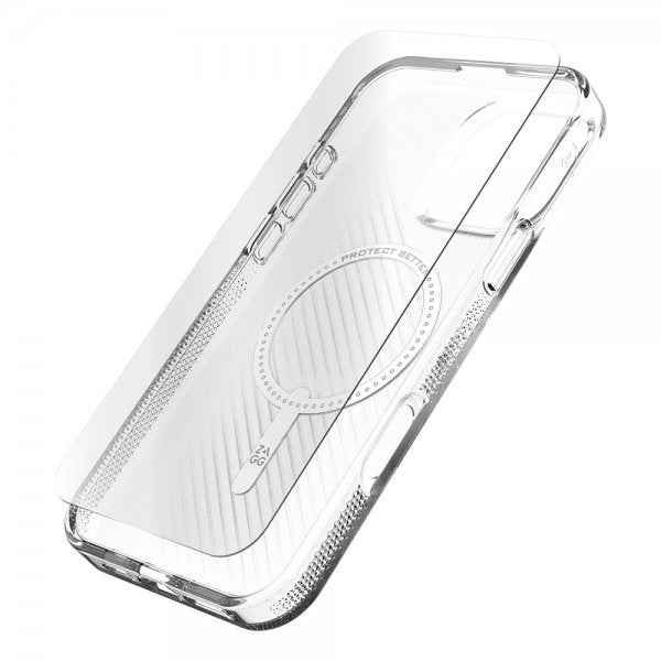 Zagg iPhone 16 Pro Max Deksel med Skjermbeskytter Luxe Snap & Glass