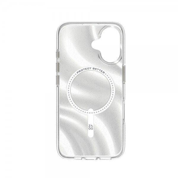 Zagg iPhone 16 Pro Max Deksel Milan Snap Swirl Glitter
