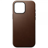 Nomad iPhone 16 Pro Max Deksel Modern Leather Case Brun