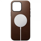 Nomad iPhone 16 Pro Max Deksel Modern Leather Case Brun