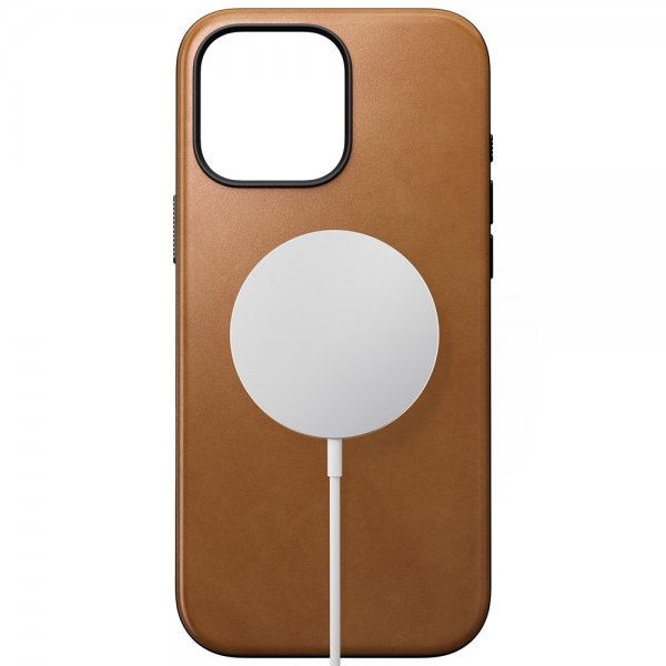 Nomad iPhone 16 Pro Max Deksel Modern Leather Case English Tan