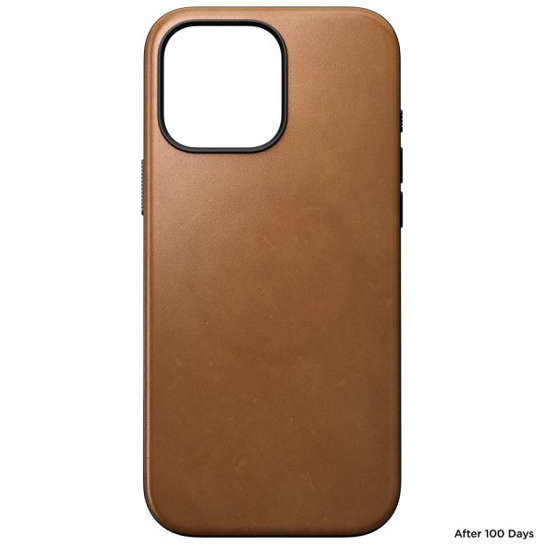 Nomad iPhone 16 Pro Max Deksel Modern Leather Case English Tan