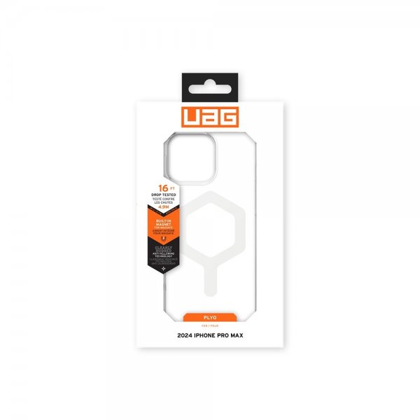 Urban Armor Gear (UAG) iPhone 16 Pro Max Deksel Plyo MagSafe Hvit