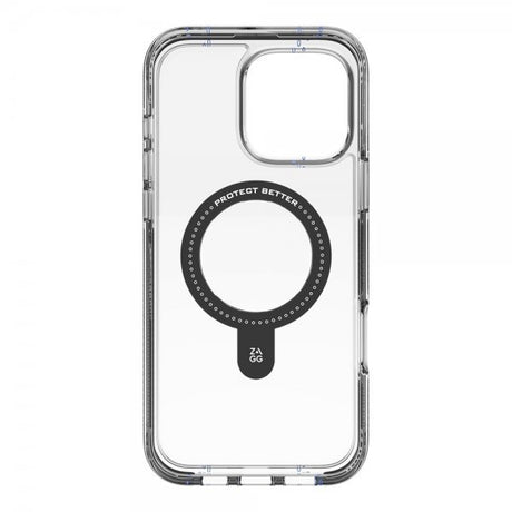 Zagg iPhone 16 Pro Max Deksel Santa Cruz Snap Ring Stand Svart