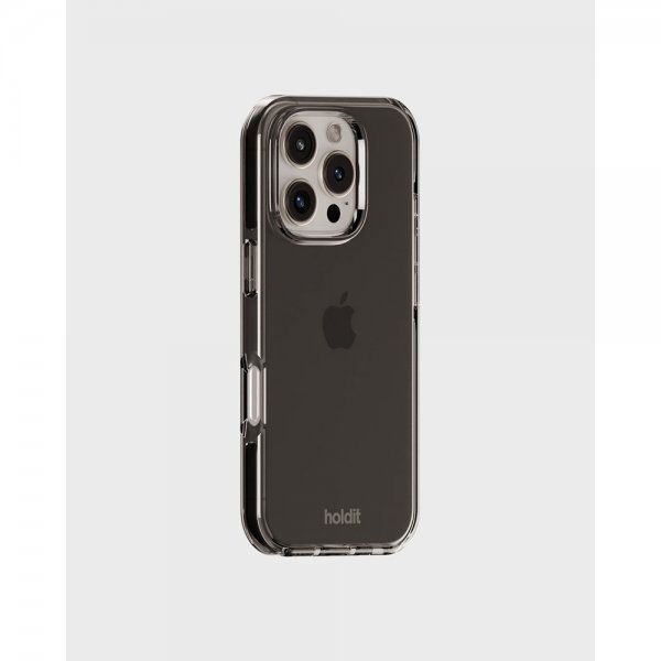 holdit iPhone 16 Pro Max Deksel Seethru Svart