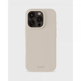 holdit iPhone 16 Pro Max Deksel Silikon Light Beige