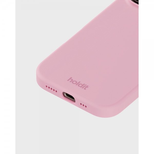 holdit iPhone 16 Pro Max Deksel Silikon Rosa