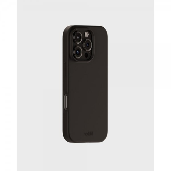 holdit iPhone 16 Pro Max Deksel Silikon Svart