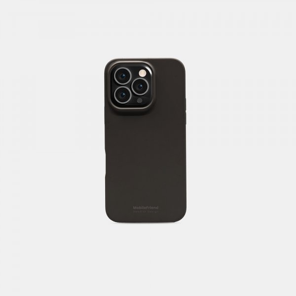 MobileFriend iPhone 16 Pro Max Deksel Silikon Svart