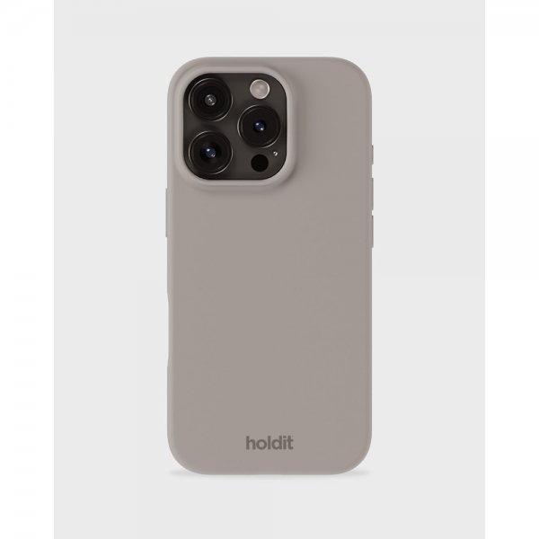 holdit iPhone 16 Pro Max Deksel Silikon Taupe