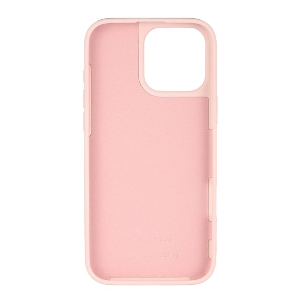 Onsala iPhone 16 Pro Max Deksel Silicone Touch Chalk Pink
