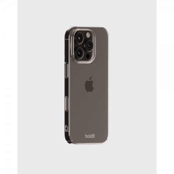 holdit iPhone 16 Pro Max Deksel Slim Case Transparent