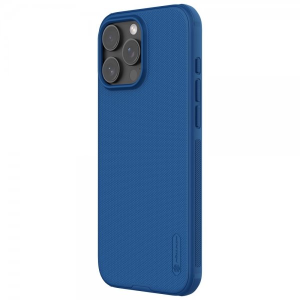 Nillkin iPhone 16 Pro Max Deksel Super Frosted Shield Pro MagSafe Blå