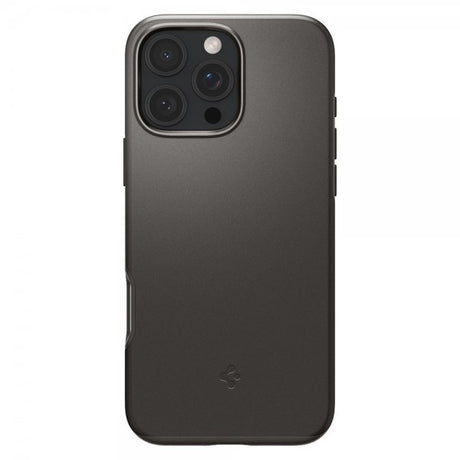 Spigen iPhone 16 Pro Max Deksel Thin Fit MagFit Gunmetal