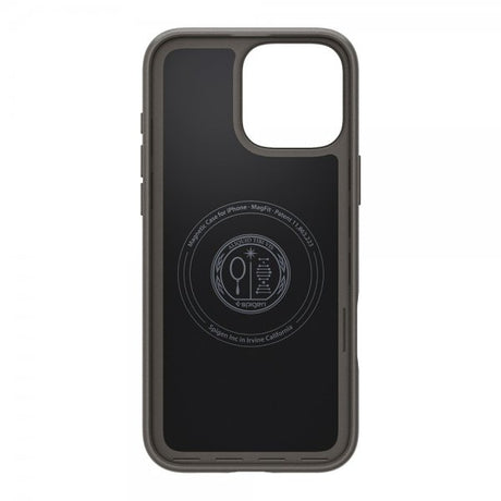 Spigen iPhone 16 Pro Max Deksel Thin Fit MagFit Gunmetal