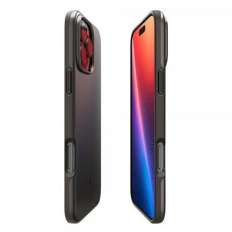 Spigen iPhone 16 Pro Max Deksel Thin Fit MagFit Gunmetal