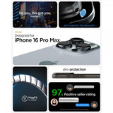 Spigen iPhone 16 Pro Max Deksel Thin Fit MagFit Gunmetal