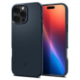 Spigen iPhone 16 Pro Max Deksel Thin Fit MagFit Metal Slate