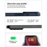 Spigen iPhone 16 Pro Max Deksel Thin Fit MagFit Metal Slate