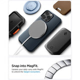 Spigen iPhone 16 Pro Max Deksel Thin Fit MagFit Metal Slate