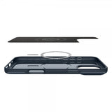 Spigen iPhone 16 Pro Max Deksel Thin Fit MagFit Metal Slate