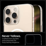Spigen iPhone 16 Pro Max Deksel Thin Fit T MagFit Clear White