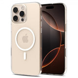 Spigen iPhone 16 Pro Max Deksel Thin Fit T MagFit Clear White
