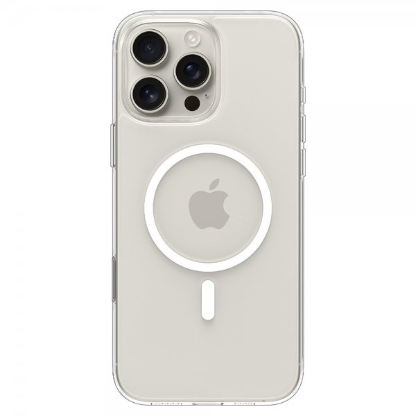 Spigen iPhone 16 Pro Max Deksel Thin Fit T MagFit Clear White