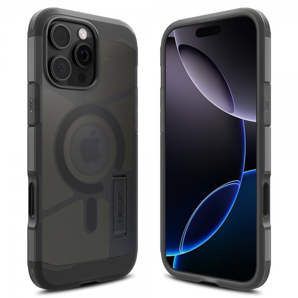 Spigen iPhone 16 Pro Max Deksel Tough Armor T MagFit Frost Black